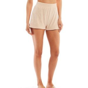 Gianni Bini Charleigh Terry Cloth High- Rise Lounge Shorts NWT! ONE PAIR LEFT!